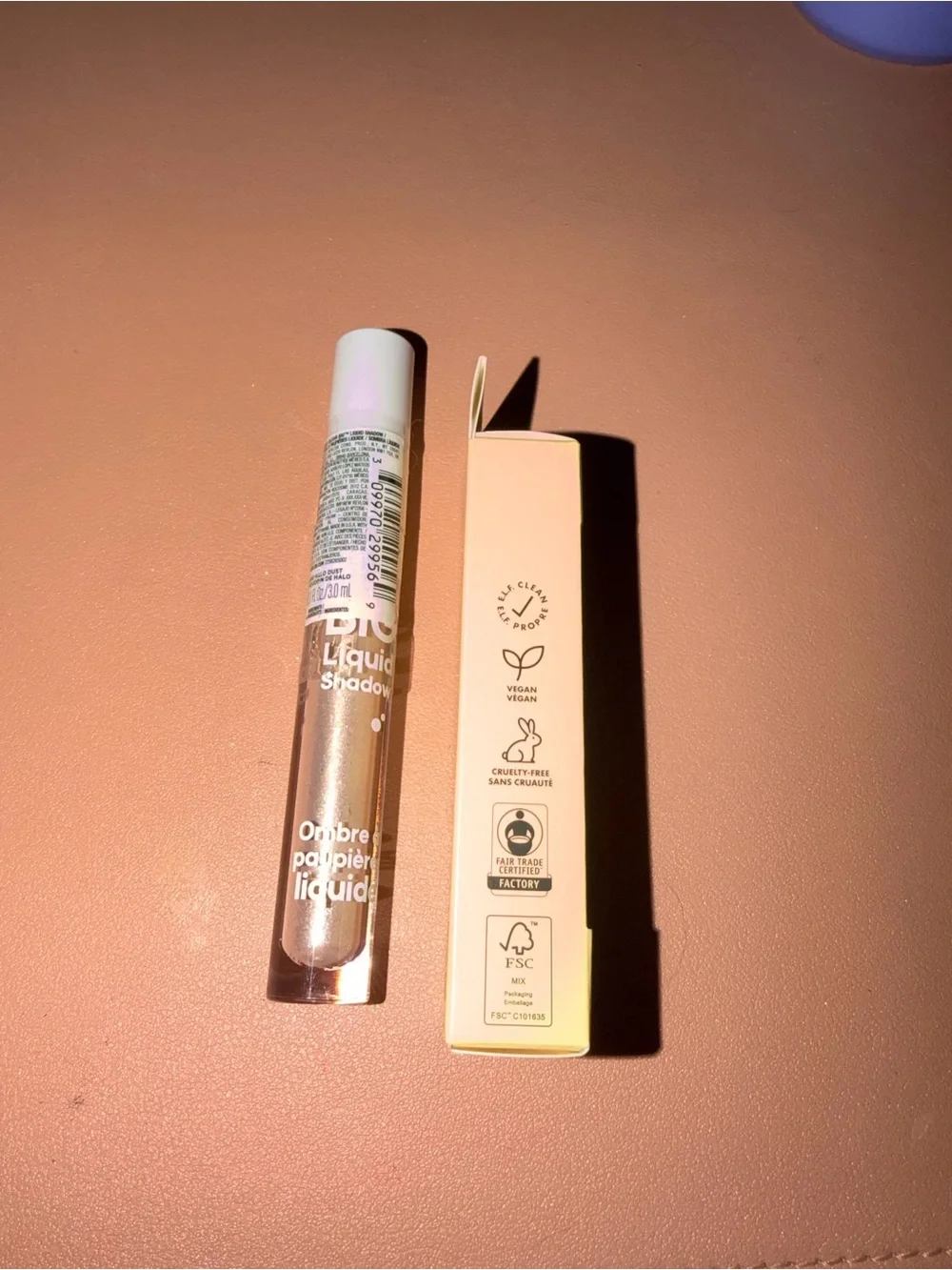 Almay Halo Dust Liquid Eye Shadow & Elf Peptide Lip Treatment